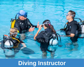 Scuba Diving in the classroom become a diving instructor
